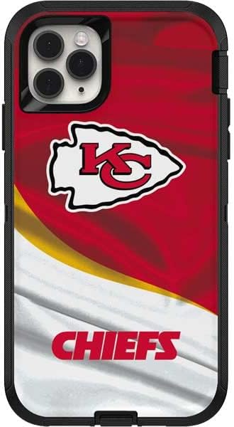 Skinit Decal Skin Compatible with OtterBox Defender iPhone 11 Pro Max Case - Officially Licensed Kansas City Chiefs Design
