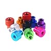 CHATROOM M3 M4 M5 M6 M8 Thumb Nuts Through Hole Aluminum Frame Hand Tighten Flange Nut Step Knurled Thumb Nut (Color : Green, Size : M6 5pcs)