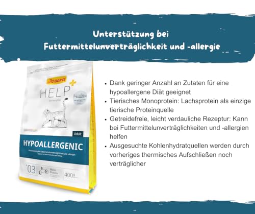 Josera Cat | Help Hypoallergenic | 2 x 400g