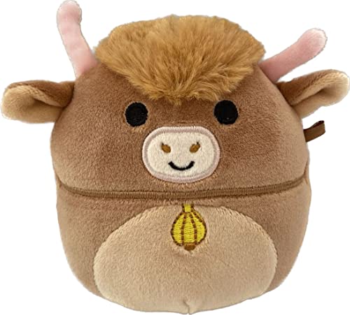 Squishmallows Calton le taureau en corne de vache peluche de 12,7 cm