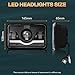 RXTSQI 130W 4X6 INCH Headlights,fit for YAMAHA TW200 DT 125 RE BW200 350 50 XT225 350 WR250,DOT Approved Replacement for H4651 H4652 H4656 H4666 H6545,Motorcycle Lights Sealed Beam,1PACK