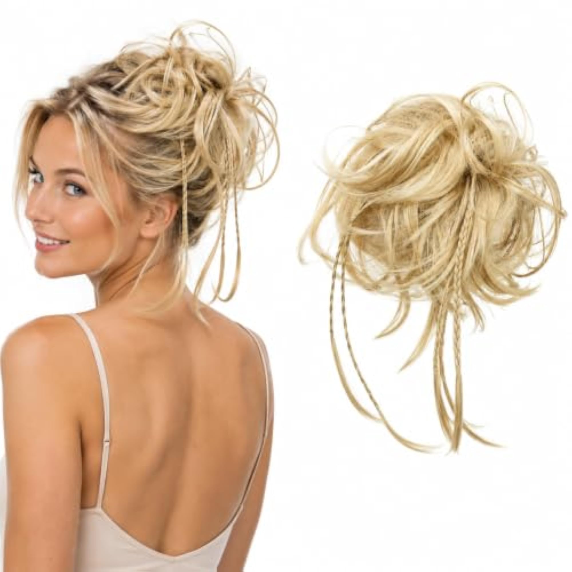 Women's VOLUMINOUS Wavy Messy Bun Hairpiece