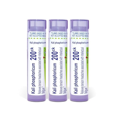Boiron Kali Phosphoricum 200ck Homeopathic Medicine for Tension Headaches - Pack of 3 (240 Pellets) - image 1