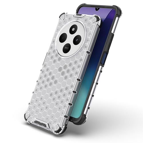 Image of Glasgow Back Case Cover Compatible with [ Mi Redmi A4 5G / 14C 5G / Poco C75 ] (Stylish Design) - Transparent