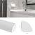 Jaspond Flexible Quarter Round Molding, 157Inch Self-Adhesive Silicone Rubber Trim Molding, Peel and Stick Quarter Round Trim Bendable Molding Trim for Floor, Bathrooms, Kitchens, Countertops