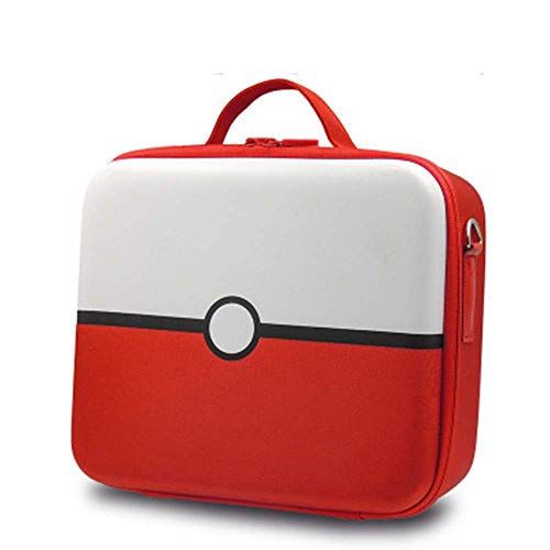 Preisvergleich Produktbild Tragetasche für Nintendo Switch, tragbare Tragetasche für Traveller Deluxe Tragetasche - All Protective Protect Switch Host, Switch Pro-Griff, Pokemon Ball, 21 Spielkarten, Ladegerät