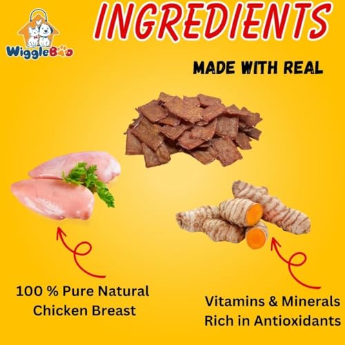 Chicken & Raw Turmeric Suger Glider Treat | Protein Rich | Fiber Rich | Crunchy Healthy Snacks | 30g