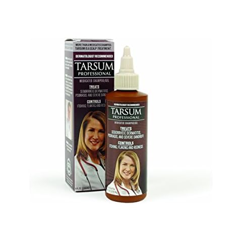 Tarsum Extra Strength Psoriasis Shampoo - Coal Tar Shampoo and Conditioner for Scalp Psoriasis, Seborrheic Dermatitis, Severe Dandruff, & Eczema - Exfoliating Relief for Flaky, & Itchy Scalp (4 oz) Cover