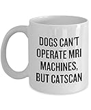 N\A Taza Divertida de radiología Tecnólogo radiológico RAD Tech Gift Radiógrafo Perros y máquinas de resonancia magnética