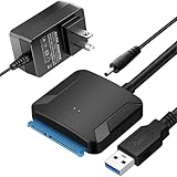 SATA USB 変換ケーブル HDD SSD 6TB 2.5インチ/3.5インチ SATA ハードドライブ データ移行 sata usb 変換アダプター PC Windows10/ Mac OS UASP 6Gbps転送