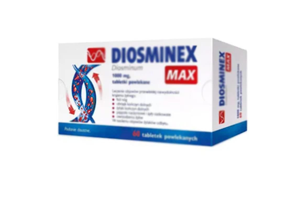 Diosminex Max 1000 mg, 60 Tablets