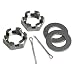 C.E. Smith Spindle Nut Kit - 6 Pieces, Hex, Metal, 1