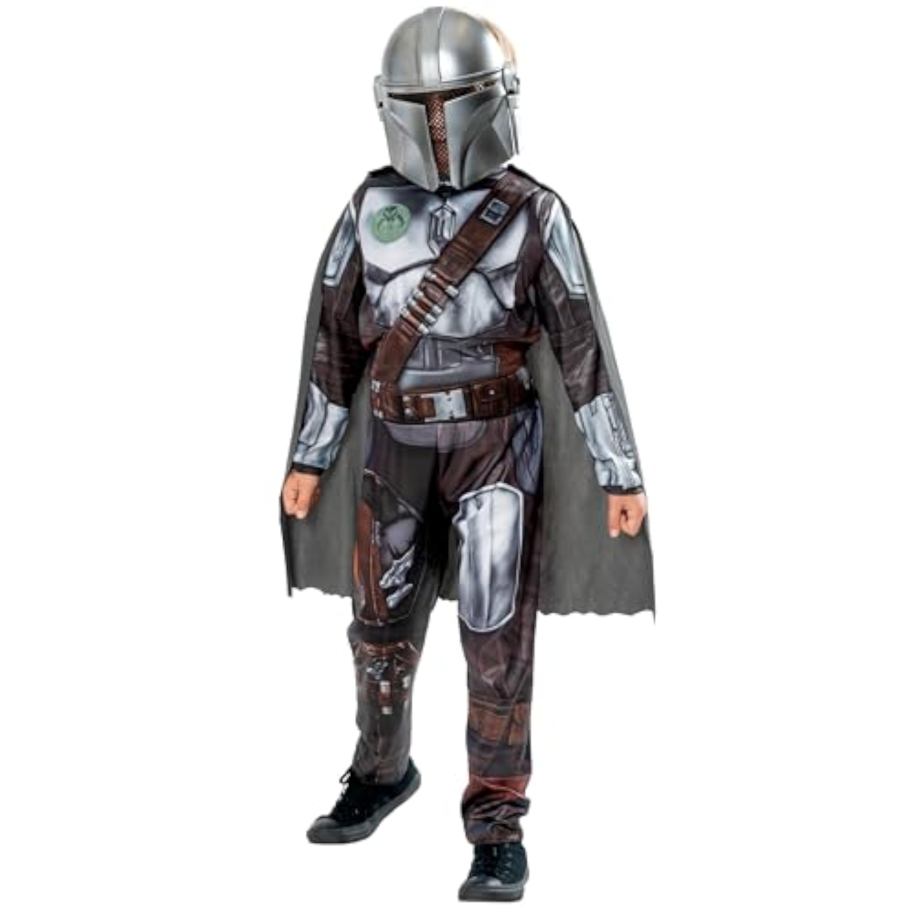 Rubies Disfraz oficial de Disney The Mandalorian para niños, talla M, edad 8-10 años, altura 127-136cm Carnaval