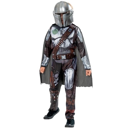 Rubie‘s Offizielles Disney Star Wars The Mandalorian Kinderkostüm, Kinderverkleidung, L-Größe, Alter 8-10 Jahre, Größe...