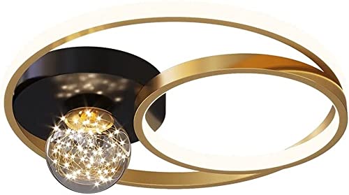 Plafonnier LED créatif effet gypsophile 36W pour une lumière douce dans la chambre
