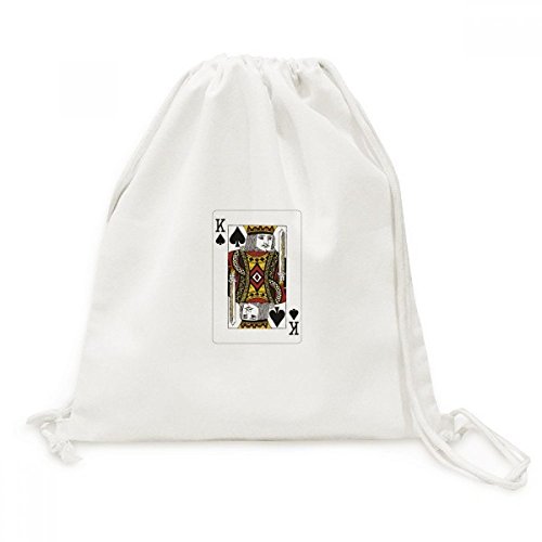 Sac à dos à cordon motif As de Pique K idéal pour vos voyages et loisirs