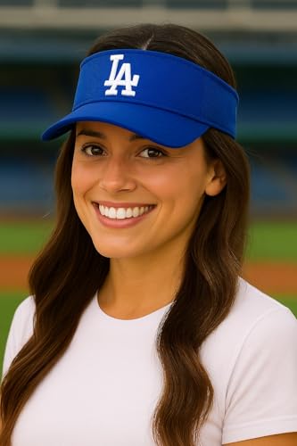 Visera Deportes Los Angeles Ajustable Azul Royal miniatura 6