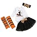 Produktbild FIRSS-Mädchen Madchen Kostüm Halloween,My First Halloween Jumpsuit Prinzessin Kleid Cosplay Party Tüll Kleider Stirnband Party Kleidung Fotoshooting Strampler Baby Body Langarm Bekleidungssets