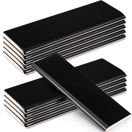 10 Pcs 2 x 6 in Ceramic Tile Bull Nose