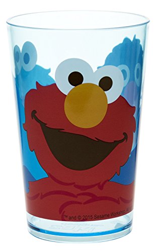Zak! Designs Tumbler with Sesame Street Graphics, Break-resistant and BPA-free plastic, 10 oz.