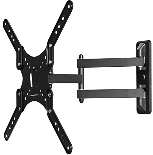 iMounTEK Tilting TV Wall Mount Bracket for 23" to 55" LED/LCD/OLED/Plasma Flat Screen TV. Full Motion Swivel Articulating Dual Arms, 66 LBS Hold- Sony/LG/Samsung/Panasonic/Vizio/Toshiba