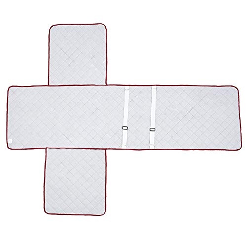 2021 Mise à Niveau Housse de Fauteuil Relax Matelassé Inclinable Couvre Fauteuil Relax 1 Place Imperméable Housses de Protege Fauteuil Inclinable pour Enfant Animaux de Compagnie (Rouge) - Image 5