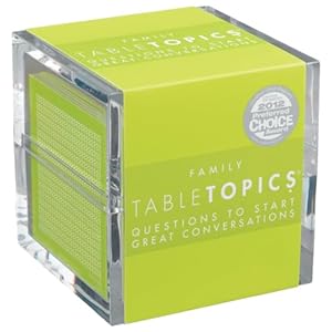 TableTopics Family – 135 Conversation Starter Cards for Game Night, Mealtime, Building Parent-child Relationships, and Bonding Together with Table Topics