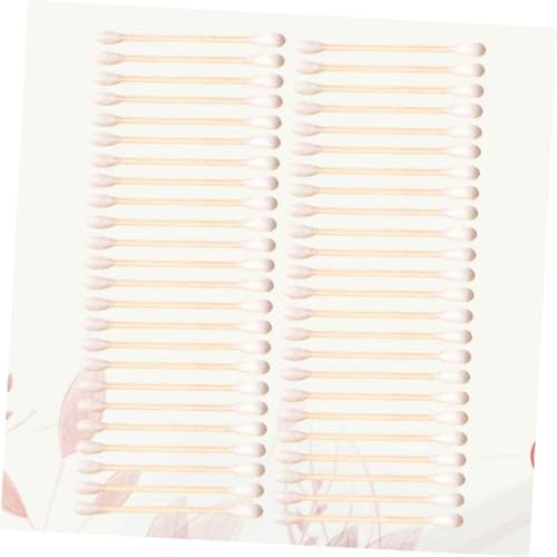 Healeved 300pcs Cotton Buds Double Head Cotton Swab Stick Gentle on Skin for Makeup Removal Cleaning and Wound Care Travel and Home Use