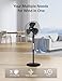 PELONIS 16'' Pedestal Fan for Bedoom, Remote, Standing Fan with 7-Hour Timer, 90° Oscillation, 3-Speeds, Adjustable Height, Electric Cooling Fans for Living Room and Office
