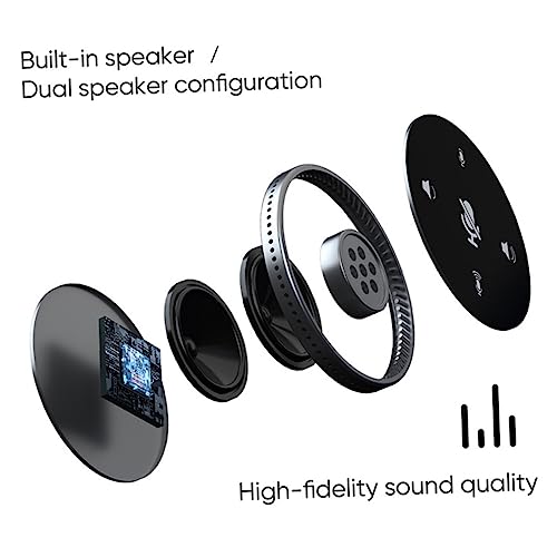 Microphone rond portable BESTonZON USB avec captation omnidirectionnelle - 7