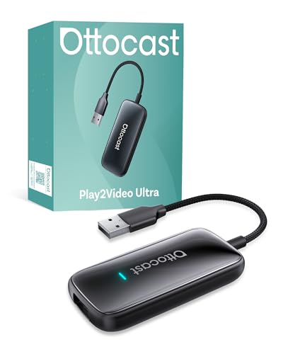 Ottocast Play2Video Ultra 2025新型 OTTOCAST Play2Video Ultra 2025 Upgrade Wireless CarPlay Android