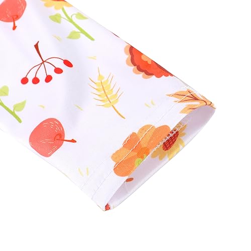 Halloween Christmas Toddler Girls Dress Pumpkin Spider Ghost Print Dresses Long Sleeve 2-8Y3