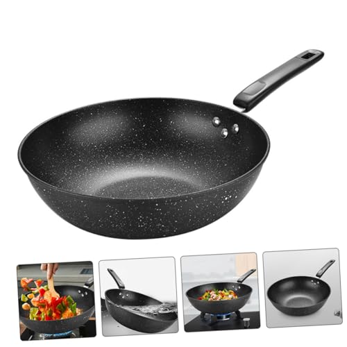 Sartén wok antiadherente COLLBATH piedra Maifan 2.21 lb miniatura 6