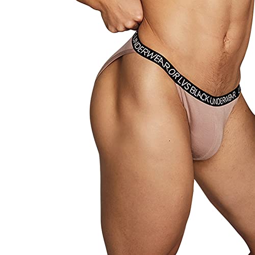 Faringoto Roupa íntima masculina com fio dental respirável para homens Jockstraps suporte atlético,