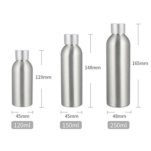 Alamor 1 Pz 40Ml-250Ml Alluminio Bottiglia Cura