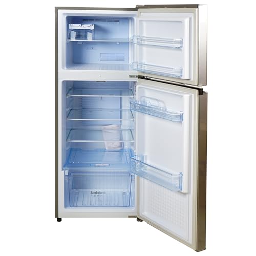 Image of Panasonic 260 L Double Door 2 Star AI Enabled Inverter Technology Frost Free Refrigerator (NR-TH272BVHN, Electric Grey, Jumbo Fresh Vegetable Basket,2023 Model)