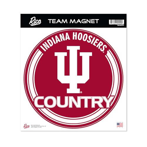 Rico Industries NCAA Indiana Hoosiers Standard 8" Round Magnet