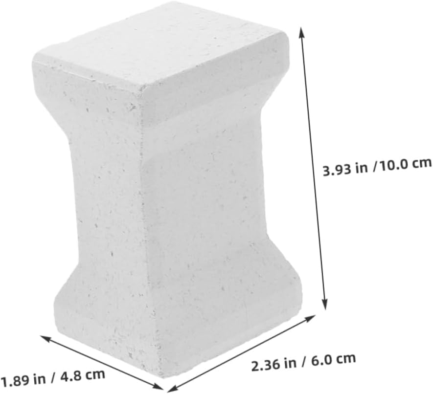KONTONTY 2pcs Ceramic Support Pillars Pottery Firing Accessories Versatile Board Support Tool for Pottery Artists Compatible Various Configurations