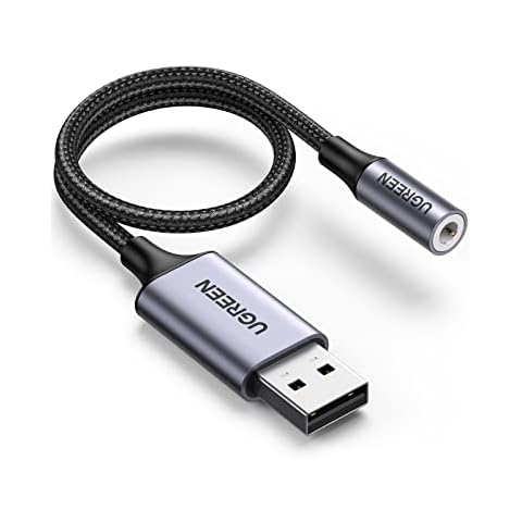 UGREEN Adaptateur USB vers Jack 3,5mm Cover