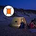 Blaze Orange Safety Panel,Blaze Orange Mesh Safety Panel with Reflective Strips,Orange Tent Backpack Cover Safety Panel,Outdoors Safety Panel for Field Hiking Camping Biking Traveling (S:7.5