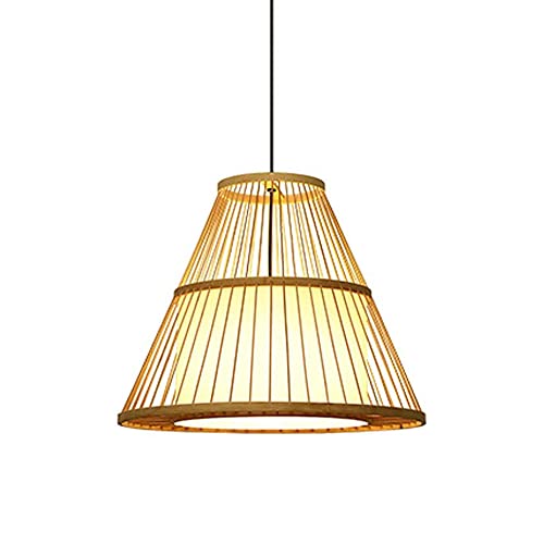 Farol de bambú tejido ajustable de estilo japonés 2