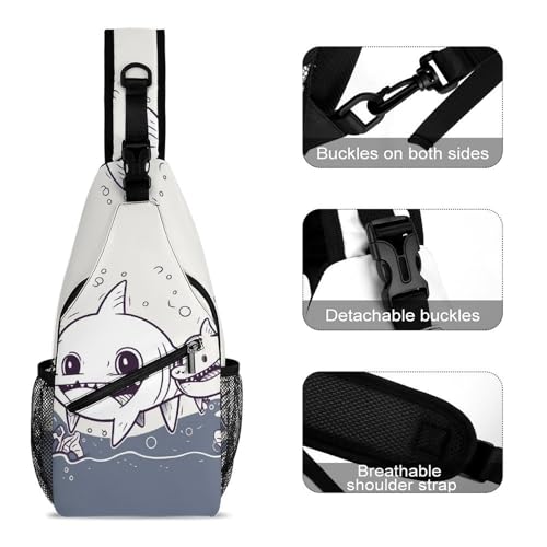 Morrales Deportivos Bolsa Cruzada Estilo Sling miniatura 3