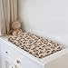 Neutral Boho Bears Changing Pad Covers for Baby Girls Boys Cute Brown Bear Fitted Change Table Covers Mats Watercolor Bears Soft Nursery Diaper Change Table Sheets for 32''×16'' Contoured Pad