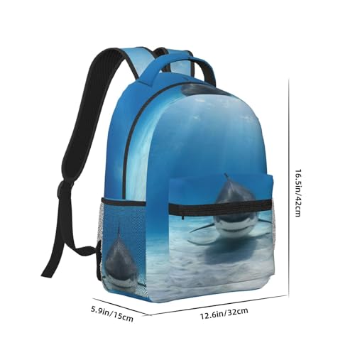 Sac à dos ordinateur requin tigre pour voyager léger sans stress