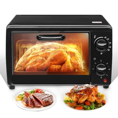 Horno eléctrico de 13 L, 700 W, 100 – 250 ℃ Mini hornos eléctricos, 220 V, horno eléctrico, pequeño horno eléctrico, mini hornos empotrables, hornos eléctricos posables, hornos pequeños