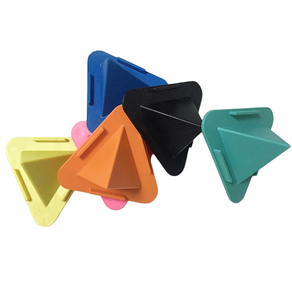 Premium Portable Three-Sided Triangle Desktop Stand Mobile Holder, Universal Phone Pyramid Shape Stand (Multi Color, Pack of 5)-image-44