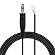 KIMISS DIY-Ersatzkabel, Kabel für Helikopter-Headset Nexus U174 Federadapter U 174 U Militärstecker