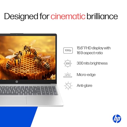 Image of HP 15, Intel Ultra 5 125H, 12 Tops (32GB DDR5, 1TB SSD) FHD, IPS, 15.6'' /39.6cm, Win11, M365 Basic(1yr)*Office24, Silver, 1.65kg, fd1279TU, Intel Arc Graphics, FHD Camera, Backlit, AI Powered Laptop