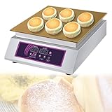 MáQuina para Hacer Tortitas Soufflé Japonesas, MáQuina Comercial Antiadherente para SouffléS, MáQuina EléCtrica para SouffléS, Restaurantes Y PanaderíAs Single-Ended