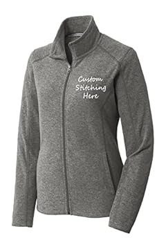 scrub jacket with embroidery
